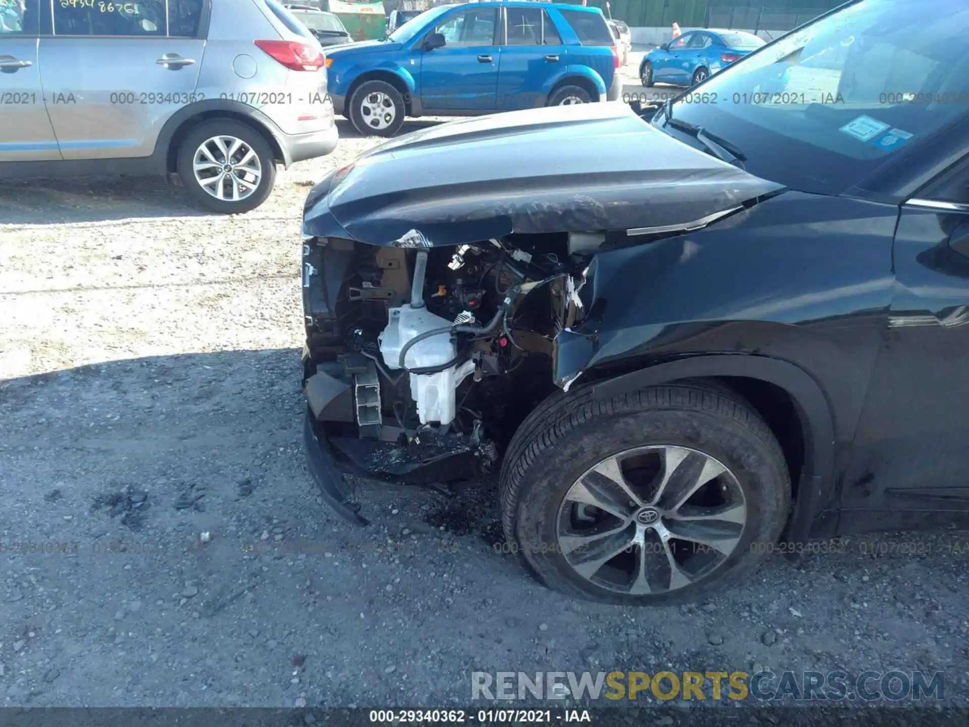 6 Photograph of a damaged car 5TDHZRBH7LS506765 TOYOTA HIGHLANDER 2020