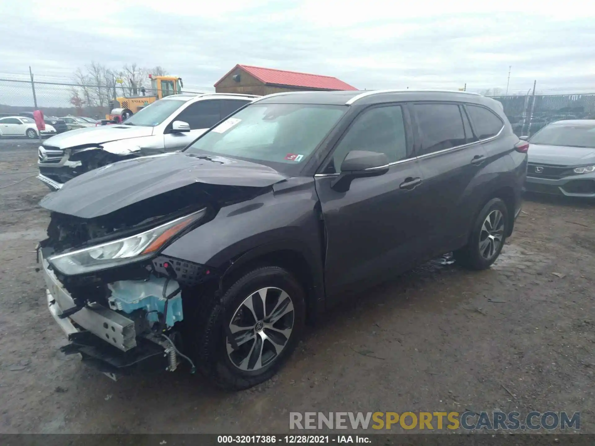 2 Photograph of a damaged car 5TDHZRBH7LS522884 TOYOTA HIGHLANDER 2020