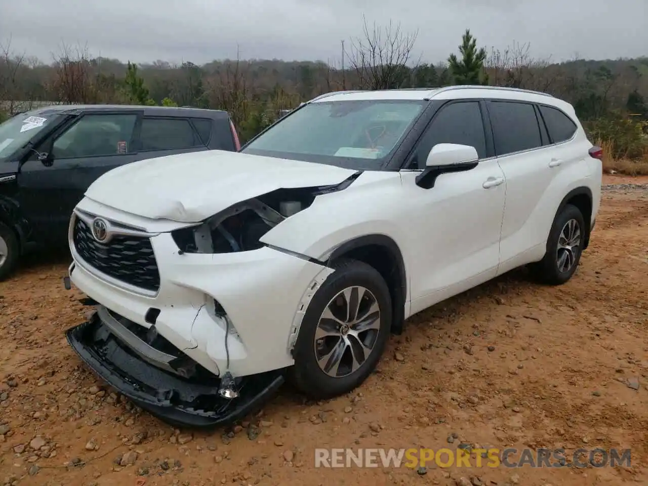 2 Photograph of a damaged car 5TDHZRBH8LS520268 TOYOTA HIGHLANDER 2020