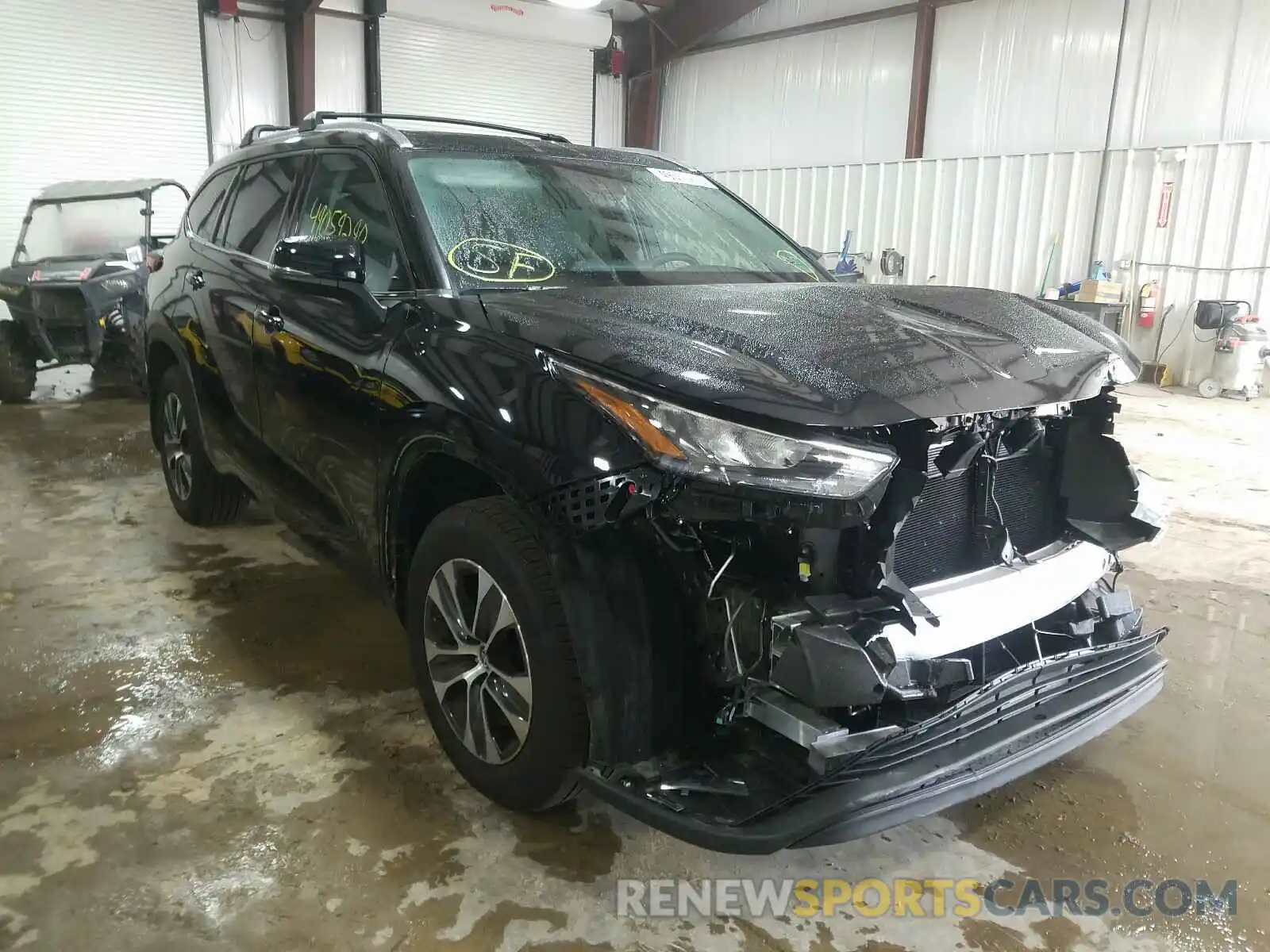 1 Photograph of a damaged car 5TDHZRBH9LS510641 TOYOTA HIGHLANDER 2020