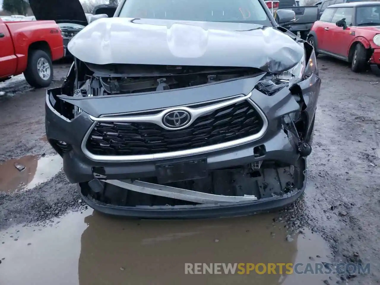 9 Photograph of a damaged car 5TDHZRBHXLS516884 TOYOTA HIGHLANDER 2020