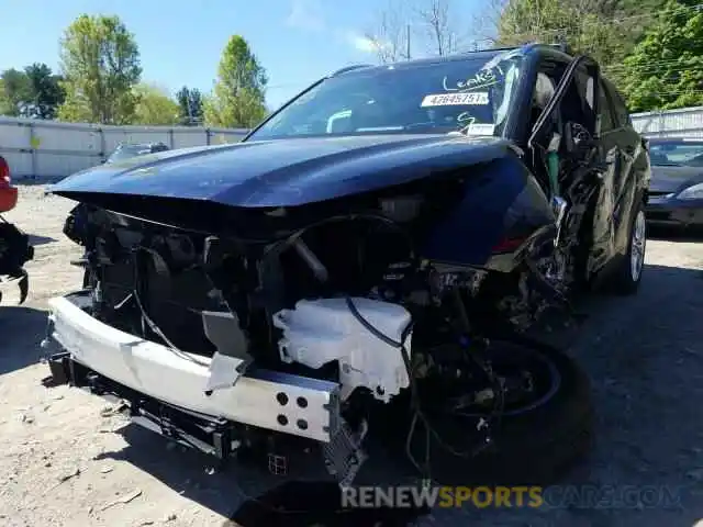 2 Photograph of a damaged car 5TDXBRCH2LS000873 TOYOTA HIGHLANDER 2020