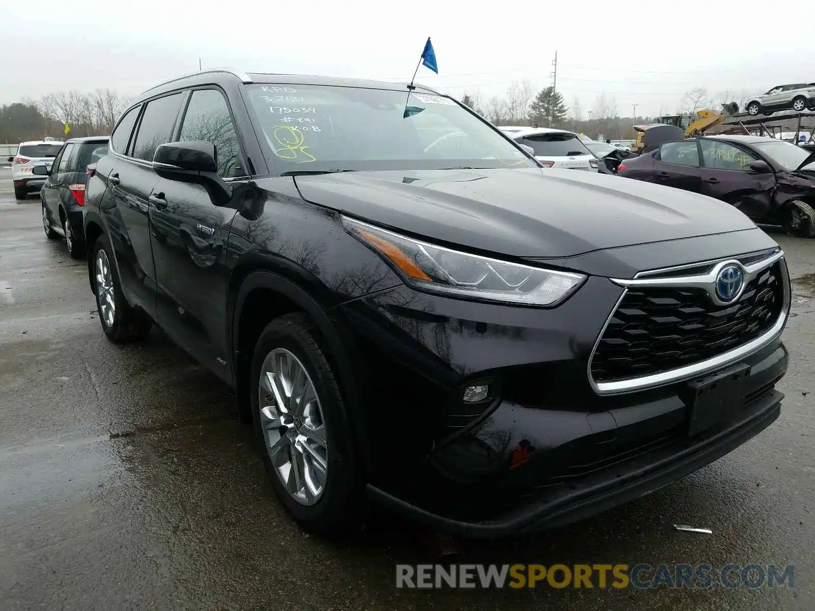 1 Photograph of a damaged car 5TDXBRCHXLS008302 TOYOTA HIGHLANDER 2020