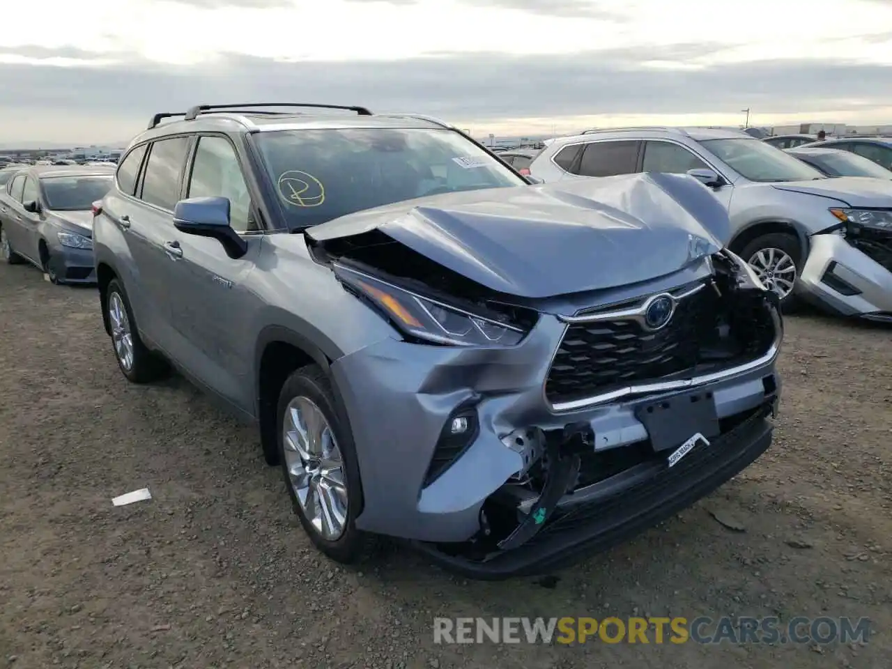 1 Photograph of a damaged car 5TDYARAH0LS003216 TOYOTA HIGHLANDER 2020