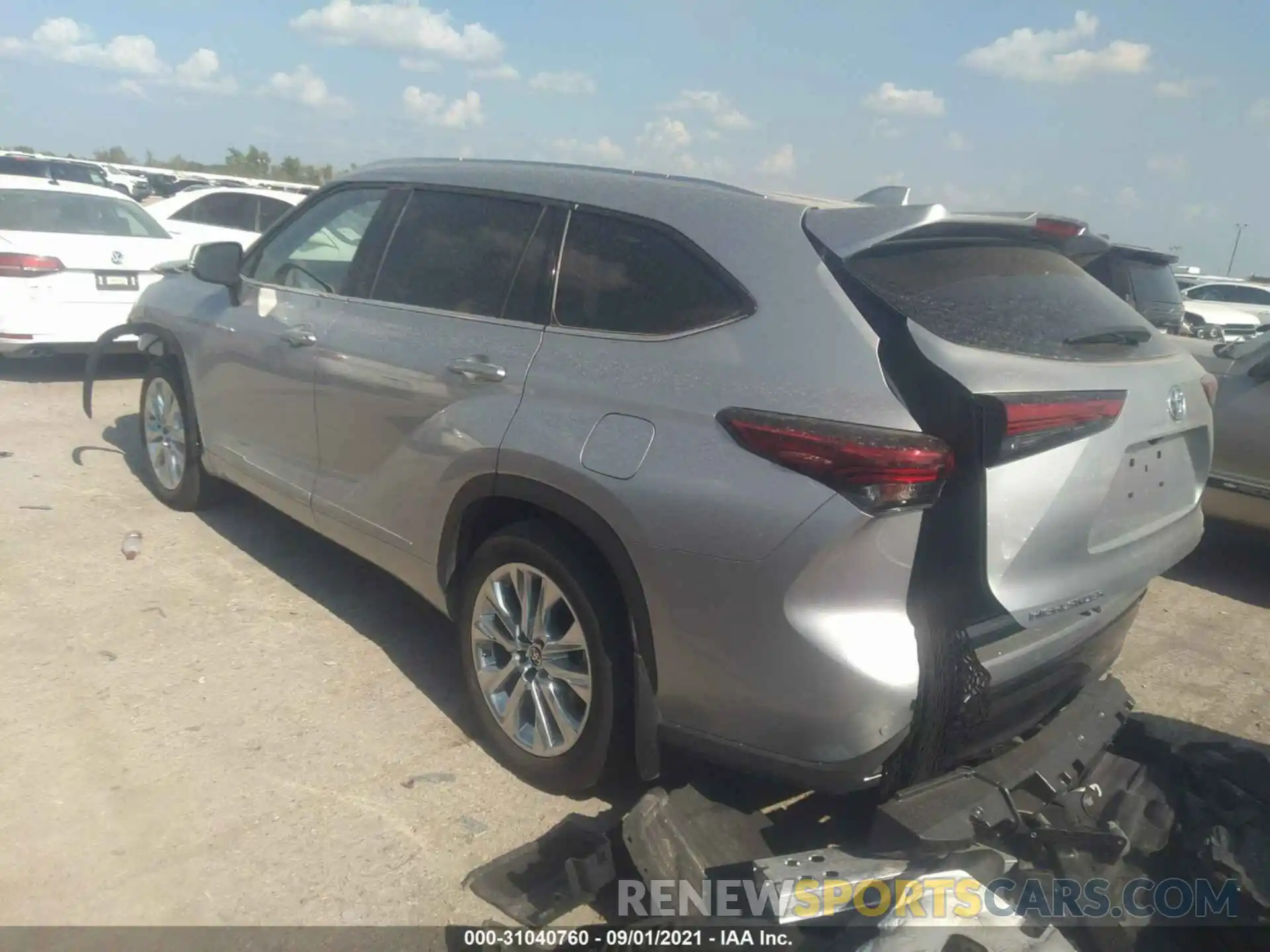 3 Photograph of a damaged car 5TDYARAH1LS001197 TOYOTA HIGHLANDER 2020