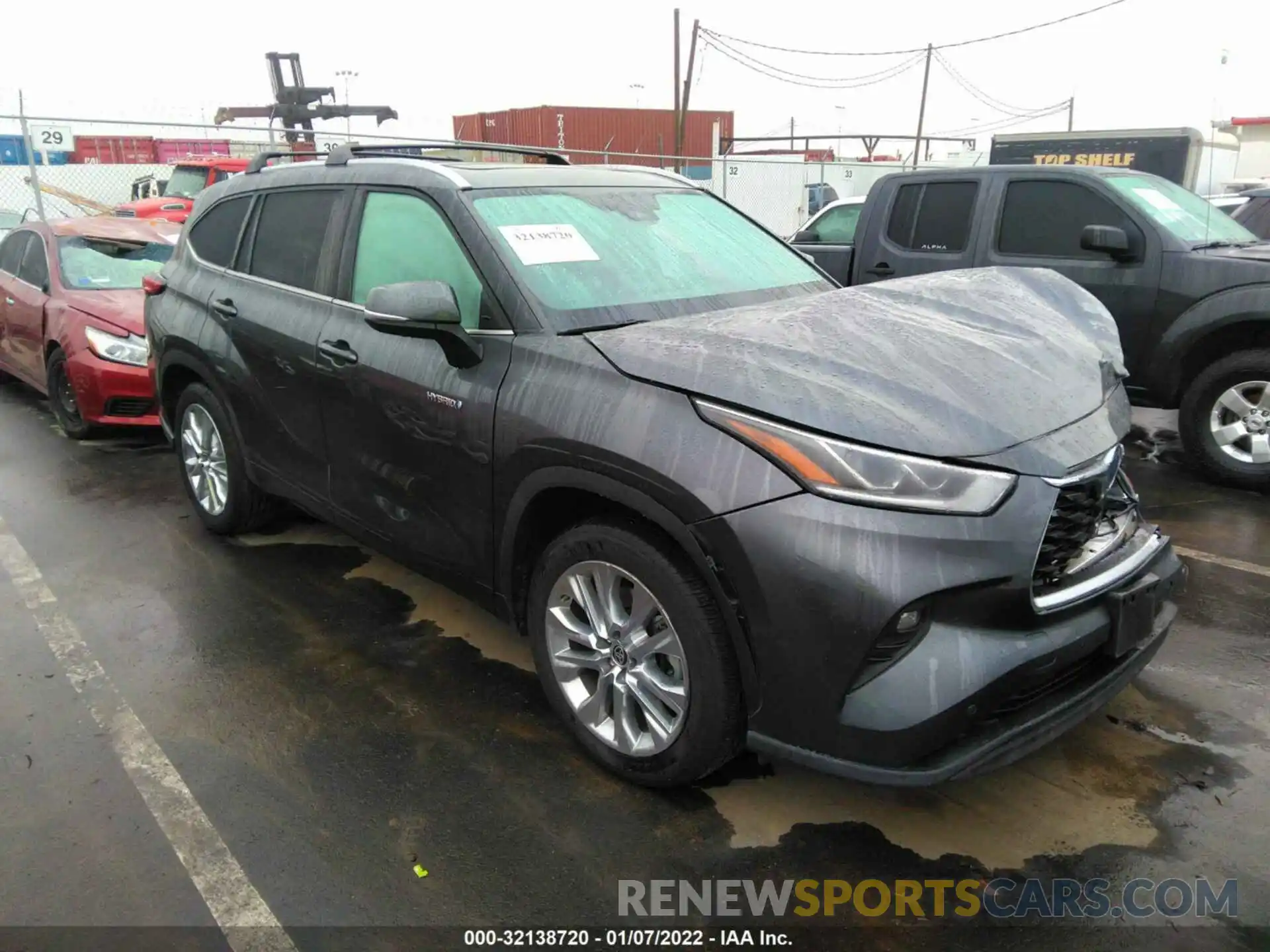 1 Photograph of a damaged car 5TDYARAH3LS001380 TOYOTA HIGHLANDER 2020