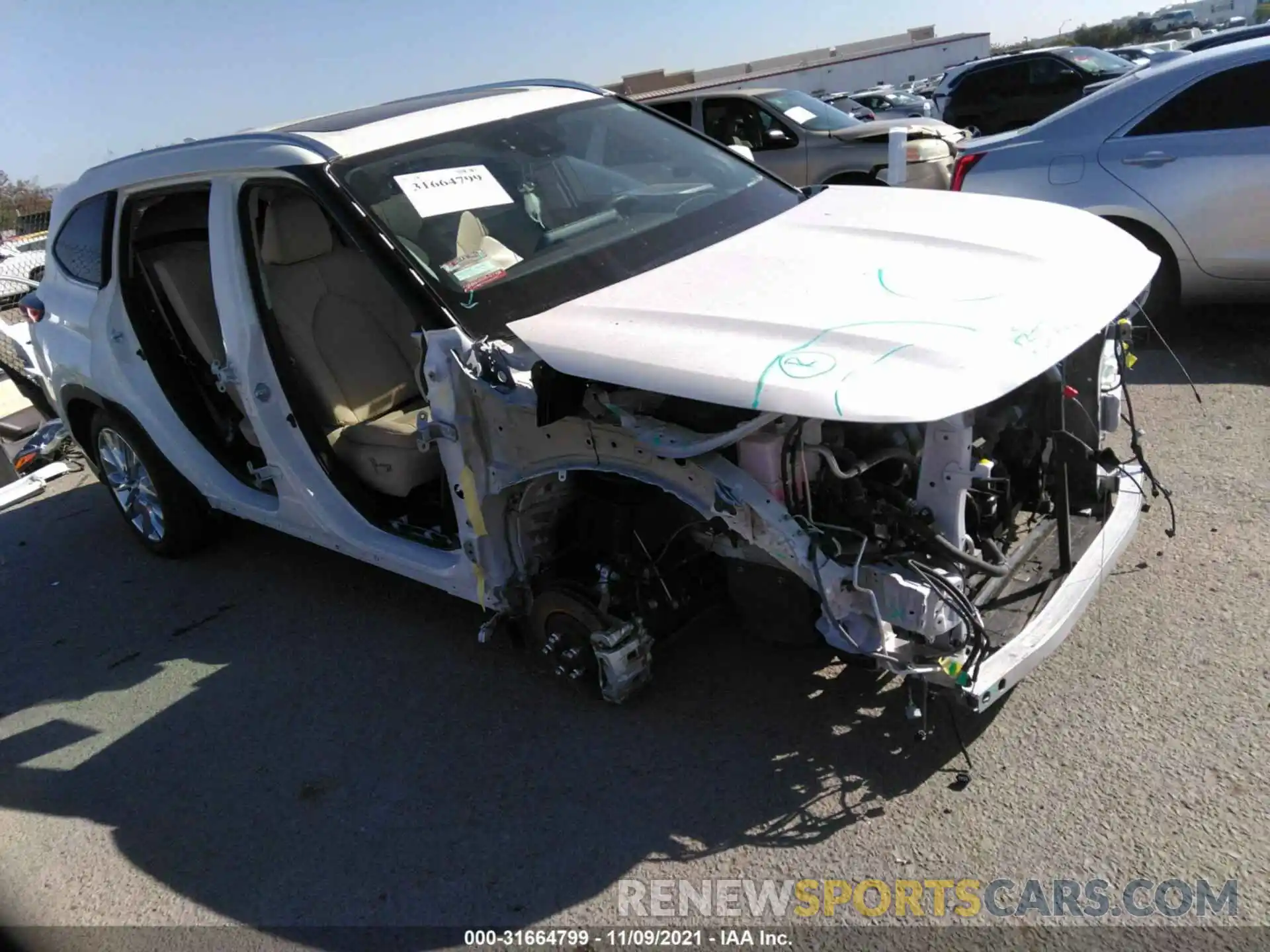 6 Photograph of a damaged car 5TDYARAH5LS001977 TOYOTA HIGHLANDER 2020