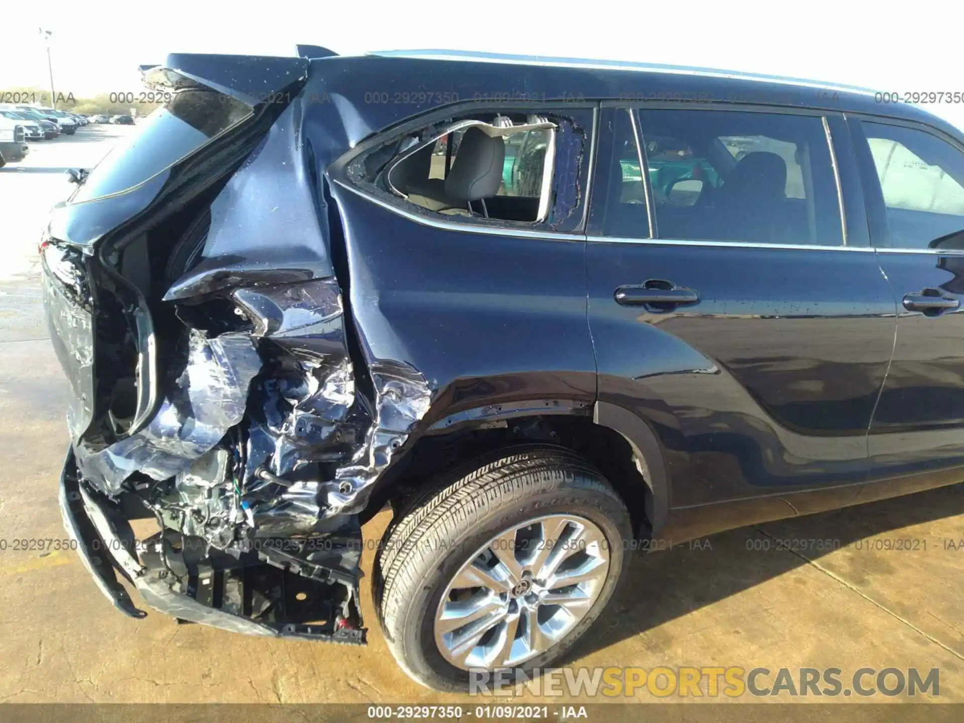 6 Фотография поврежденного автомобиля 5TDYARAH5LS003261 TOYOTA HIGHLANDER 2020