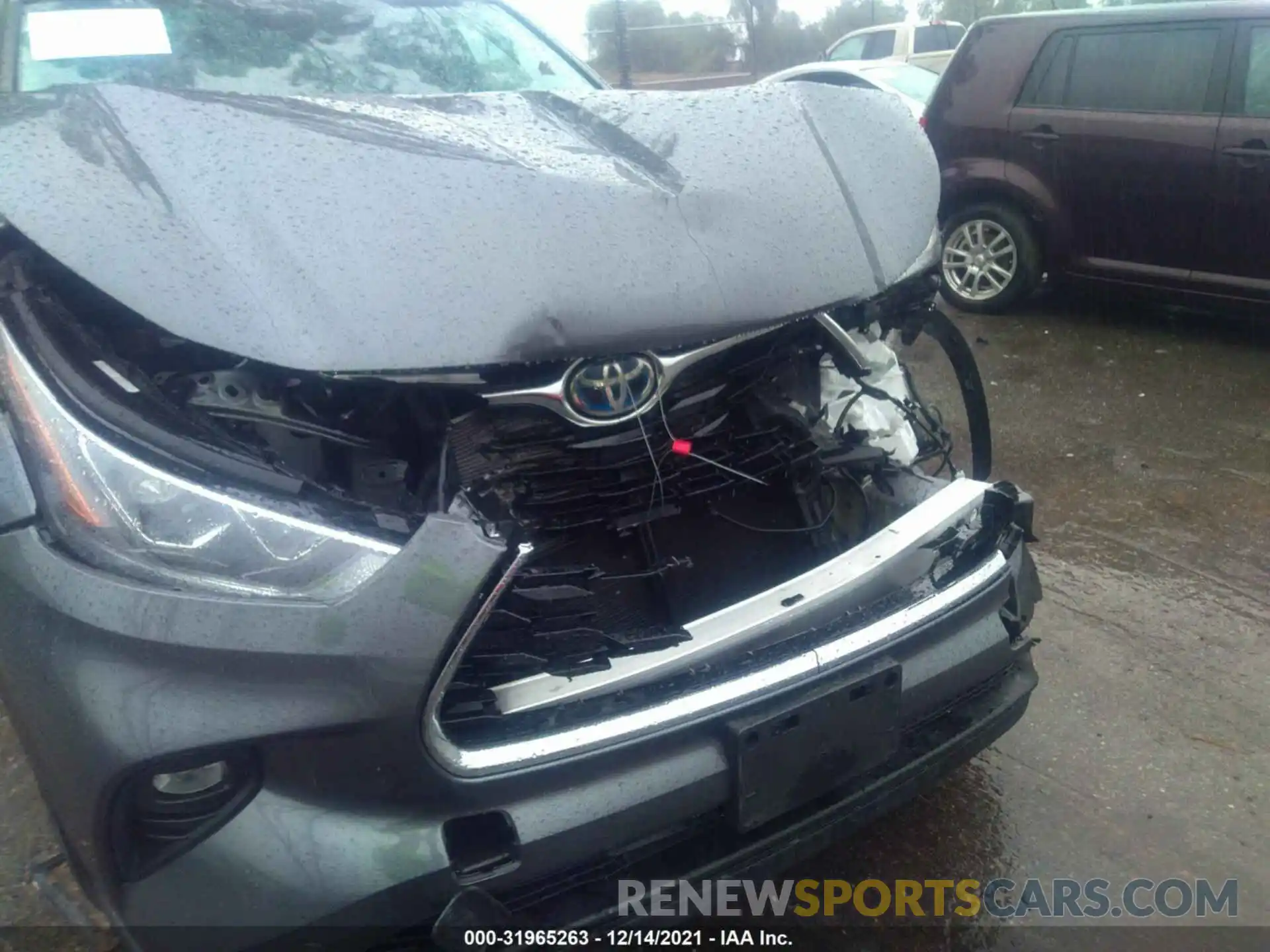 6 Фотография поврежденного автомобиля 5TDYARAH5LS003714 TOYOTA HIGHLANDER 2020