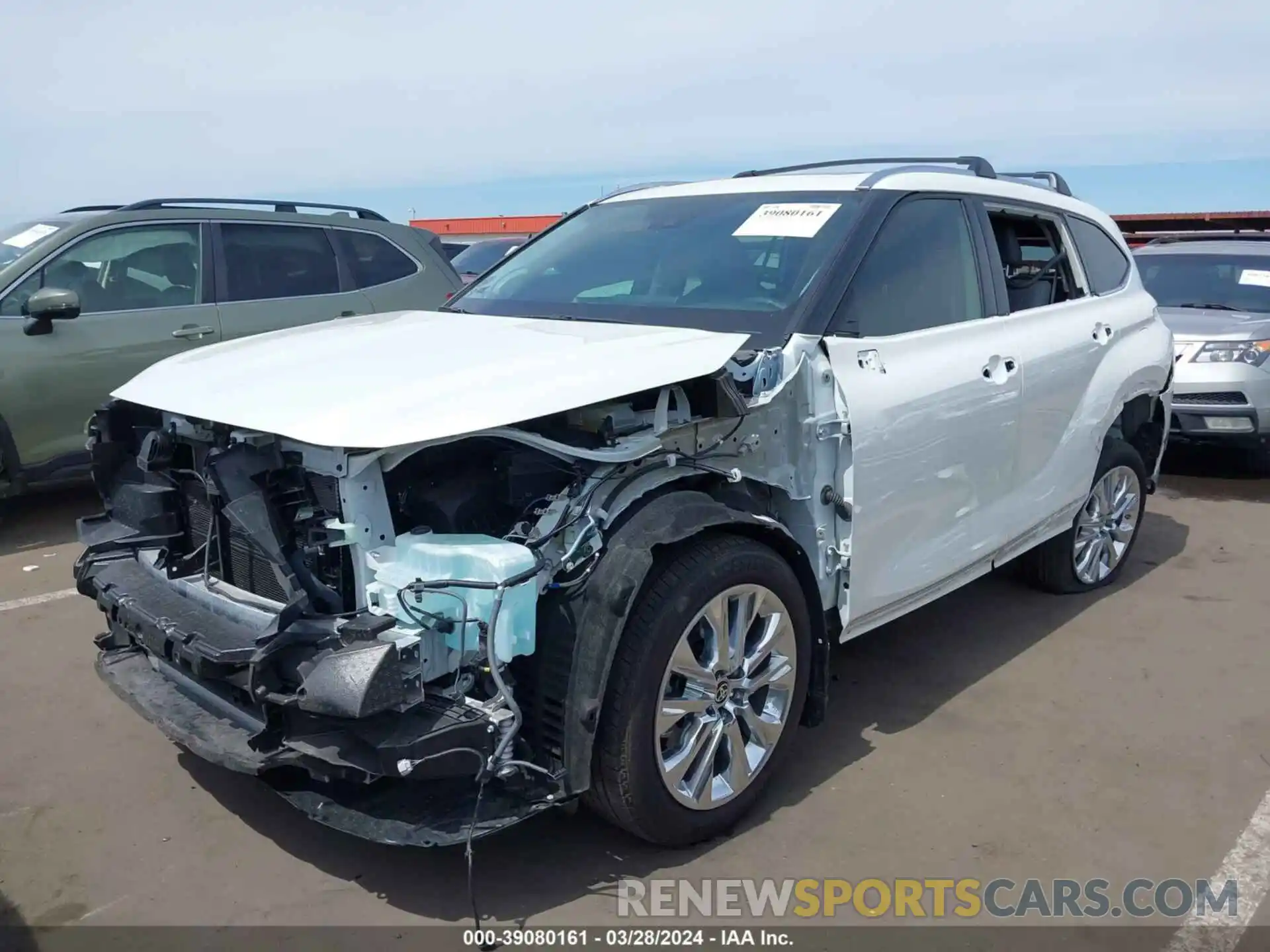 2 Photograph of a damaged car 5TDYARAH9LS002212 TOYOTA HIGHLANDER 2020