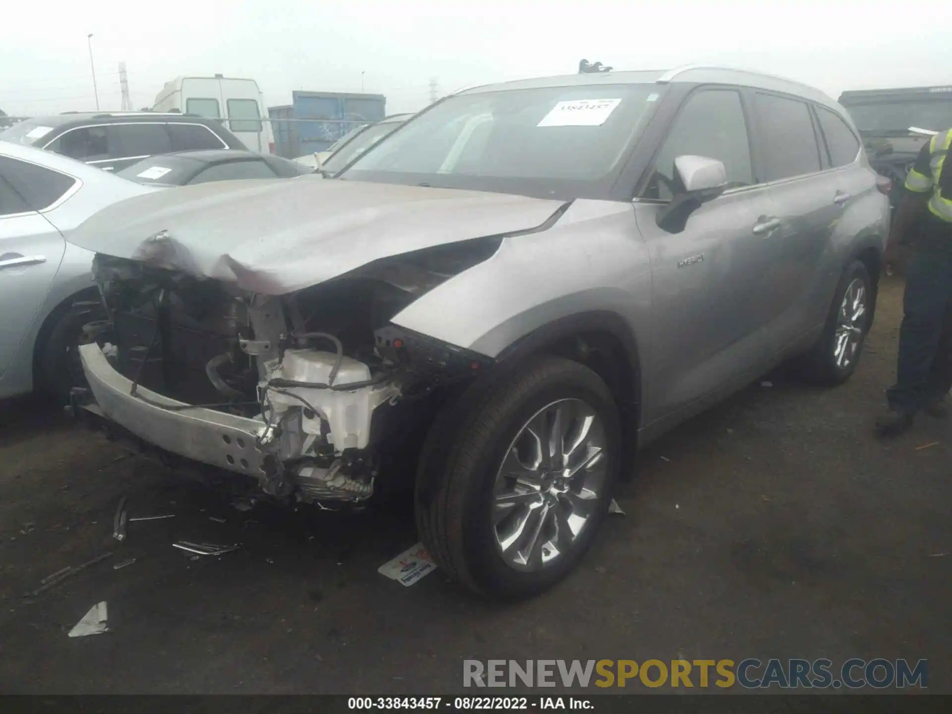 2 Photograph of a damaged car 5TDYARAH9LS003005 TOYOTA HIGHLANDER 2020