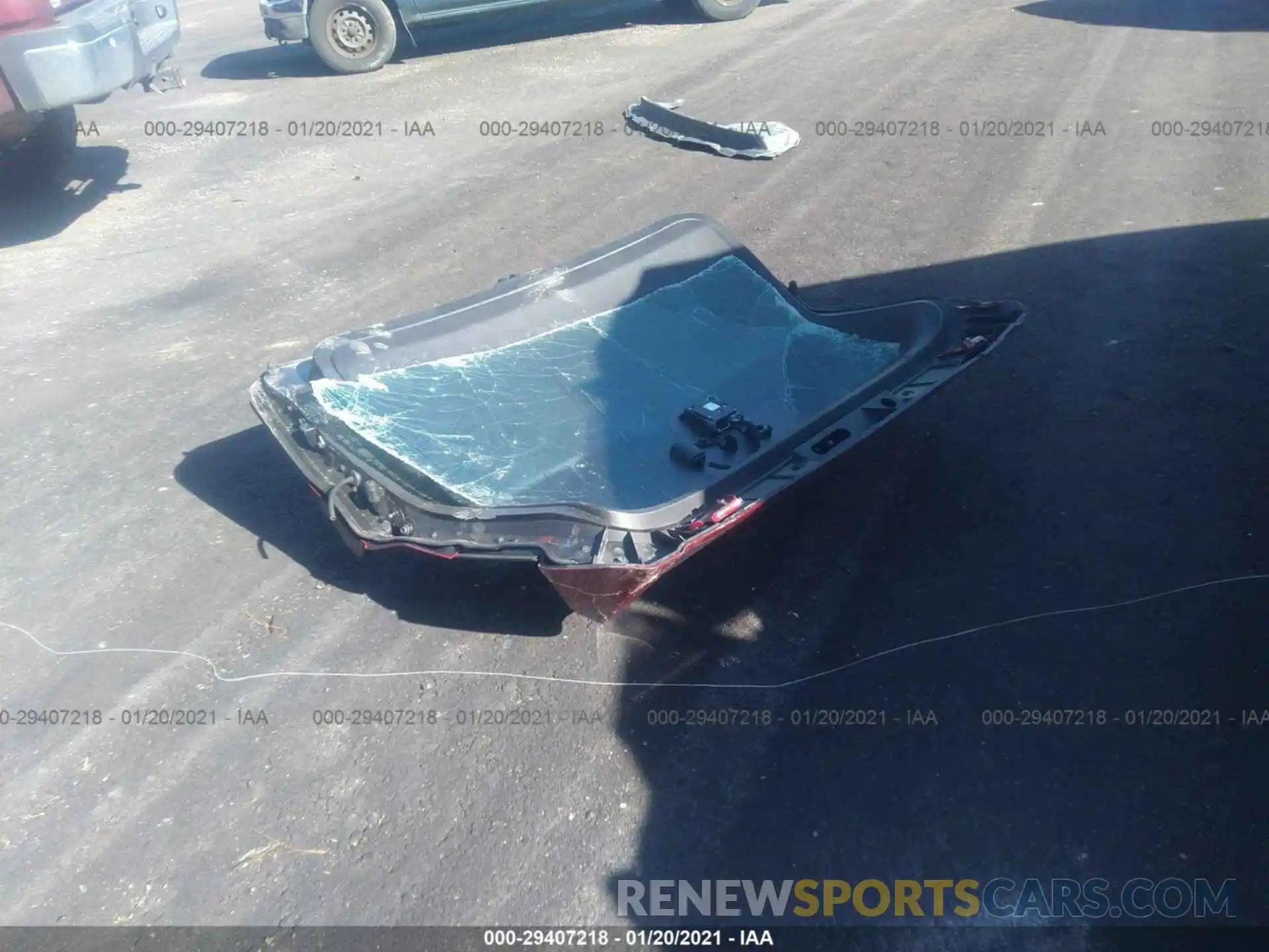11 Фотография поврежденного автомобиля 5TDYARAHXLS001375 TOYOTA HIGHLANDER 2020