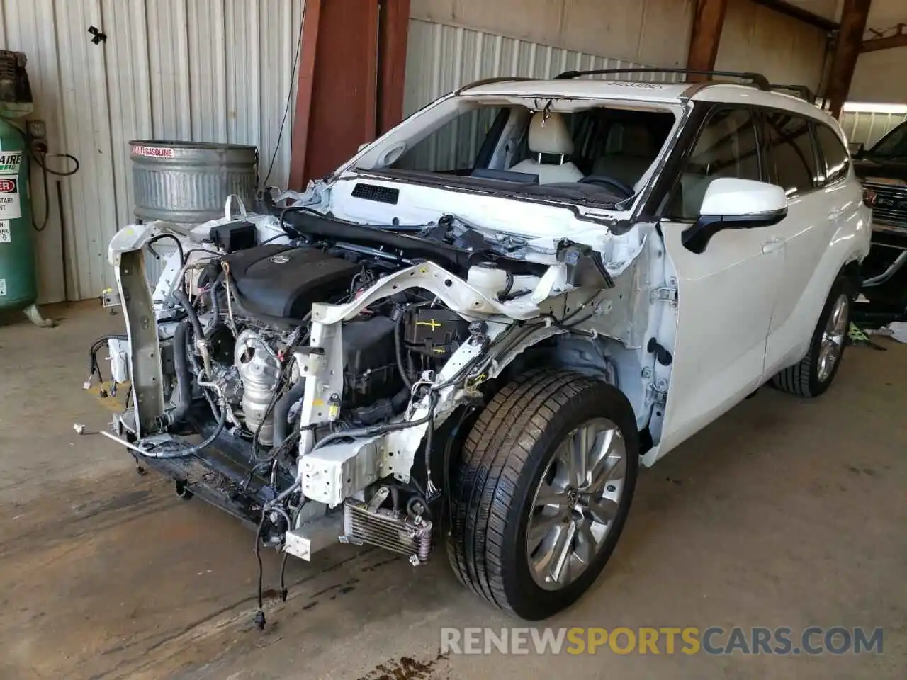 2 Photograph of a damaged car 5TDYZRAH0LS016203 TOYOTA HIGHLANDER 2020