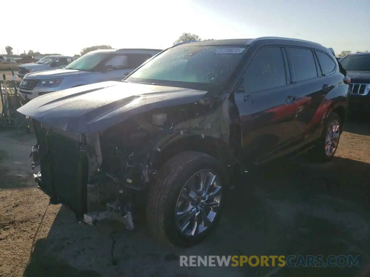 2 Photograph of a damaged car 5TDYZRAH0LS017125 TOYOTA HIGHLANDER 2020