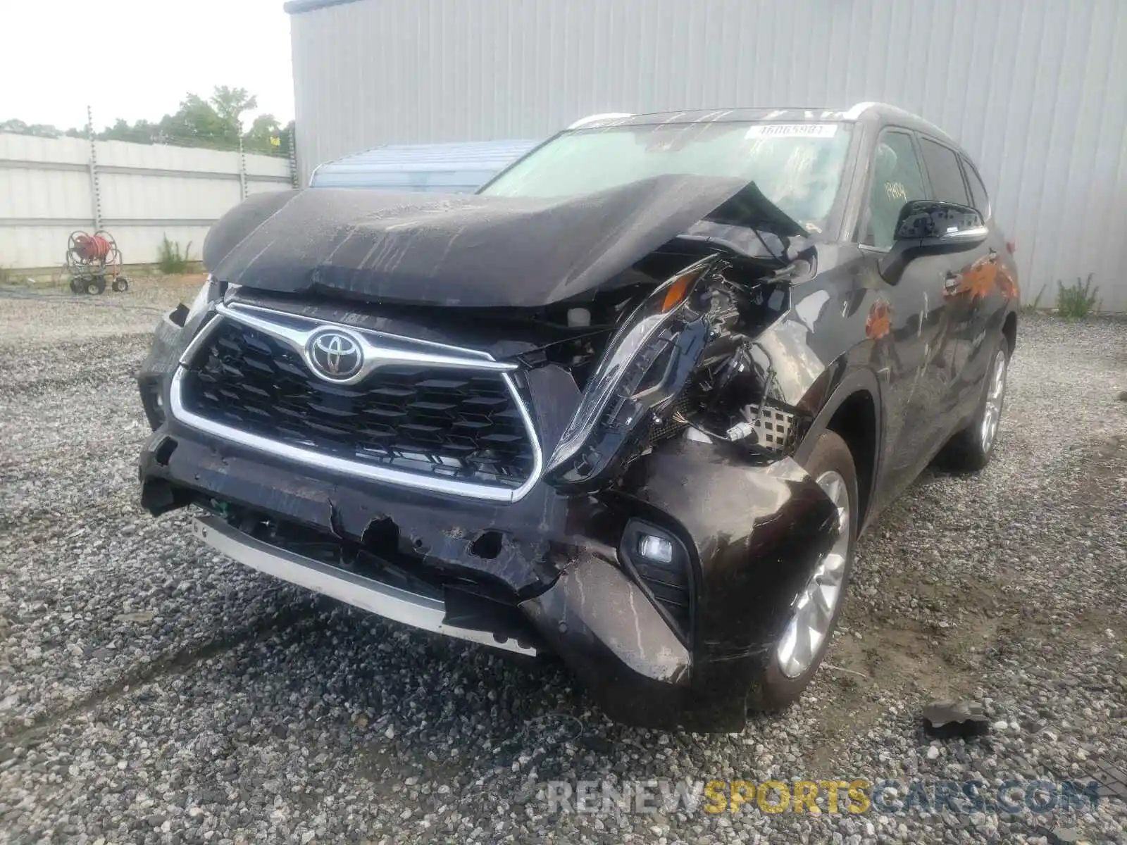 2 Photograph of a damaged car 5TDYZRAH1LS002598 TOYOTA HIGHLANDER 2020