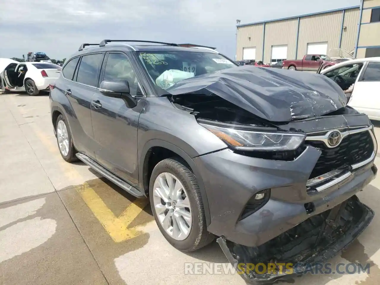 1 Photograph of a damaged car 5TDYZRAH1LS008708 TOYOTA HIGHLANDER 2020