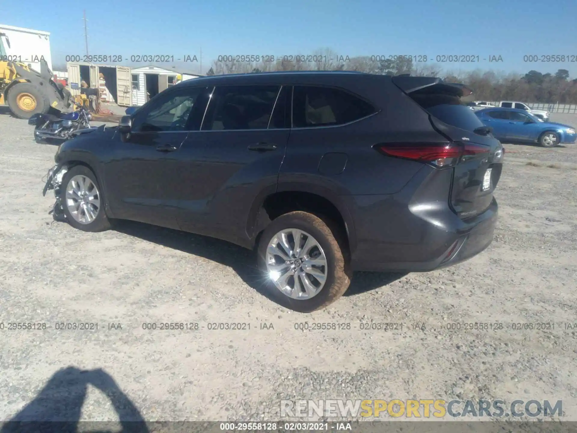 3 Photograph of a damaged car 5TDYZRAH1LS030336 TOYOTA HIGHLANDER 2020