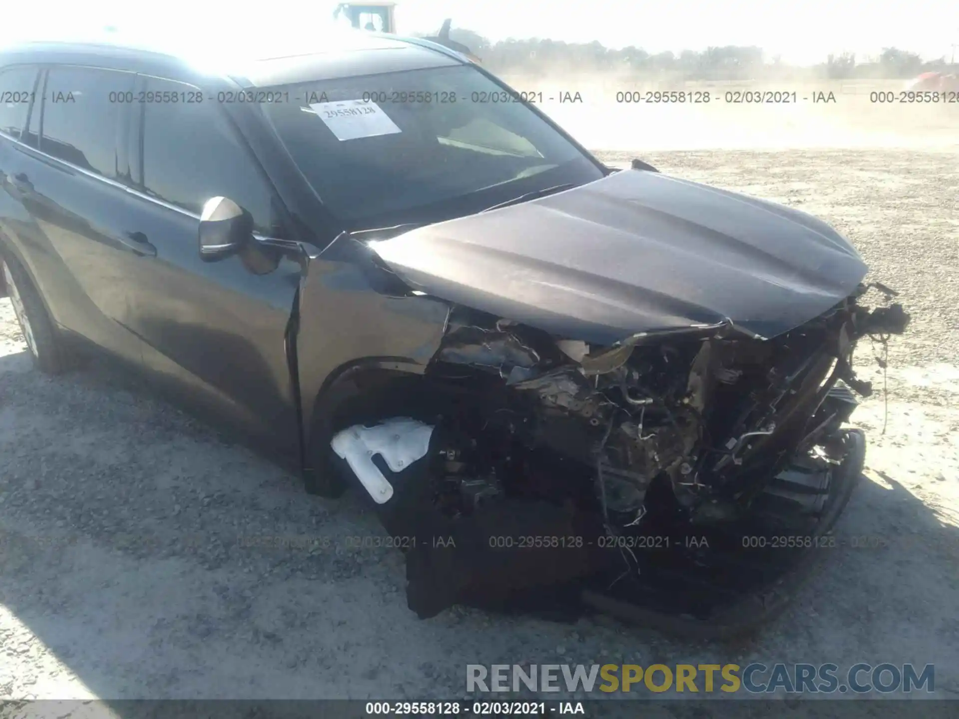 6 Photograph of a damaged car 5TDYZRAH1LS030336 TOYOTA HIGHLANDER 2020