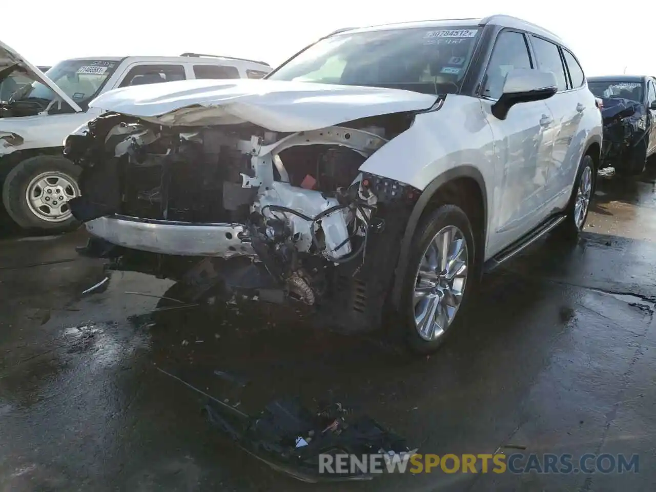 2 Photograph of a damaged car 5TDYZRAH2LS004506 TOYOTA HIGHLANDER 2020