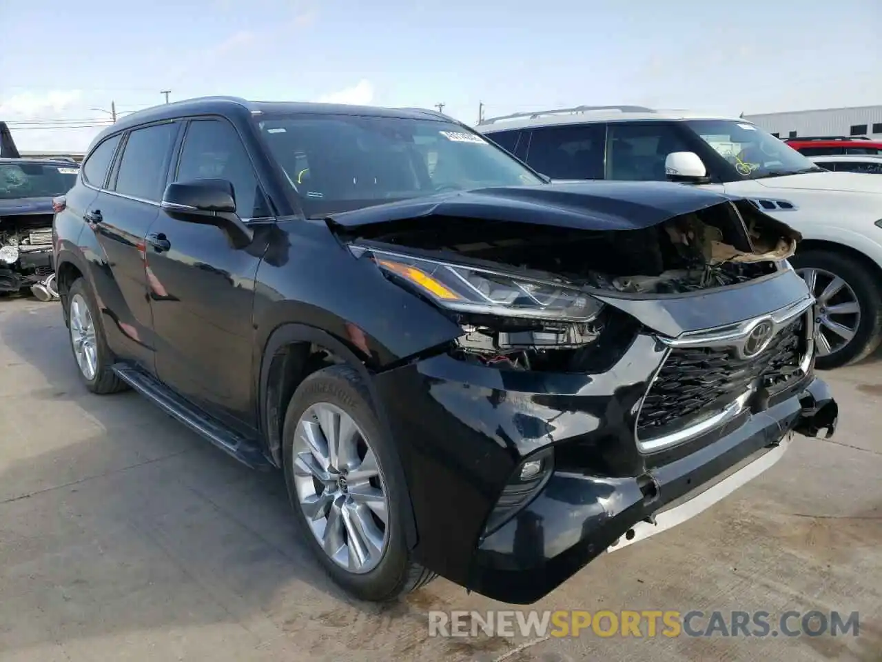 1 Photograph of a damaged car 5TDYZRAH2LS010774 TOYOTA HIGHLANDER 2020