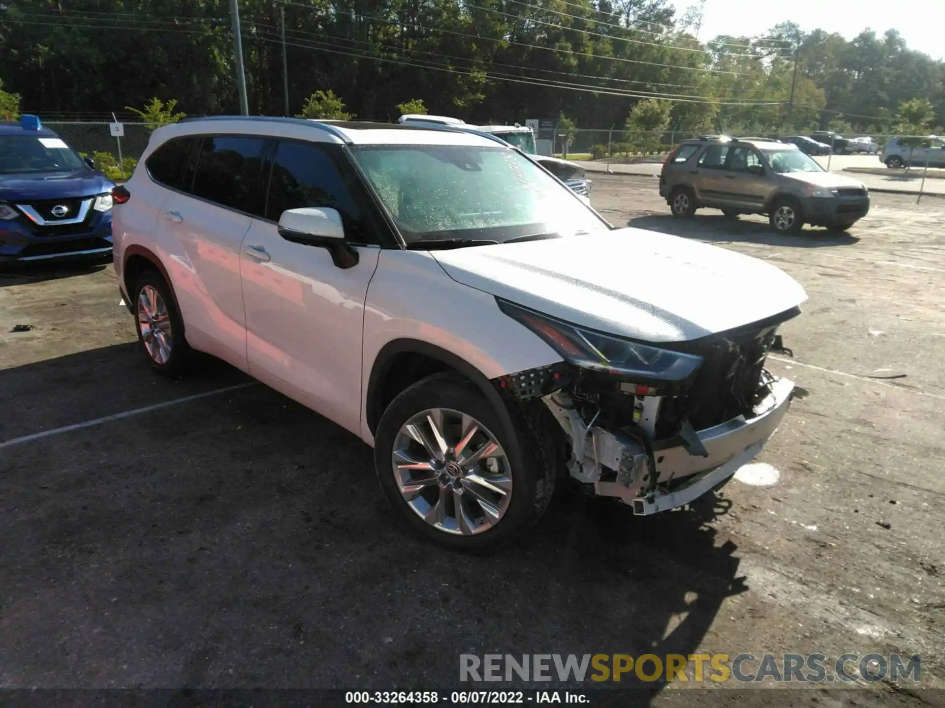 1 Photograph of a damaged car 5TDYZRAH2LS011858 TOYOTA HIGHLANDER 2020