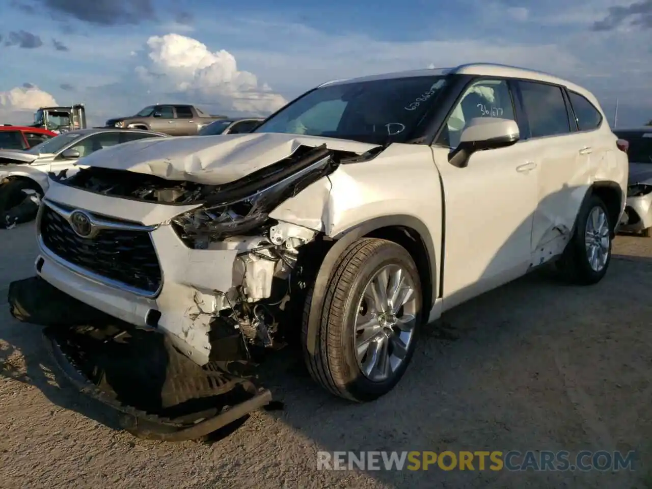 2 Photograph of a damaged car 5TDYZRAH2LS012038 TOYOTA HIGHLANDER 2020