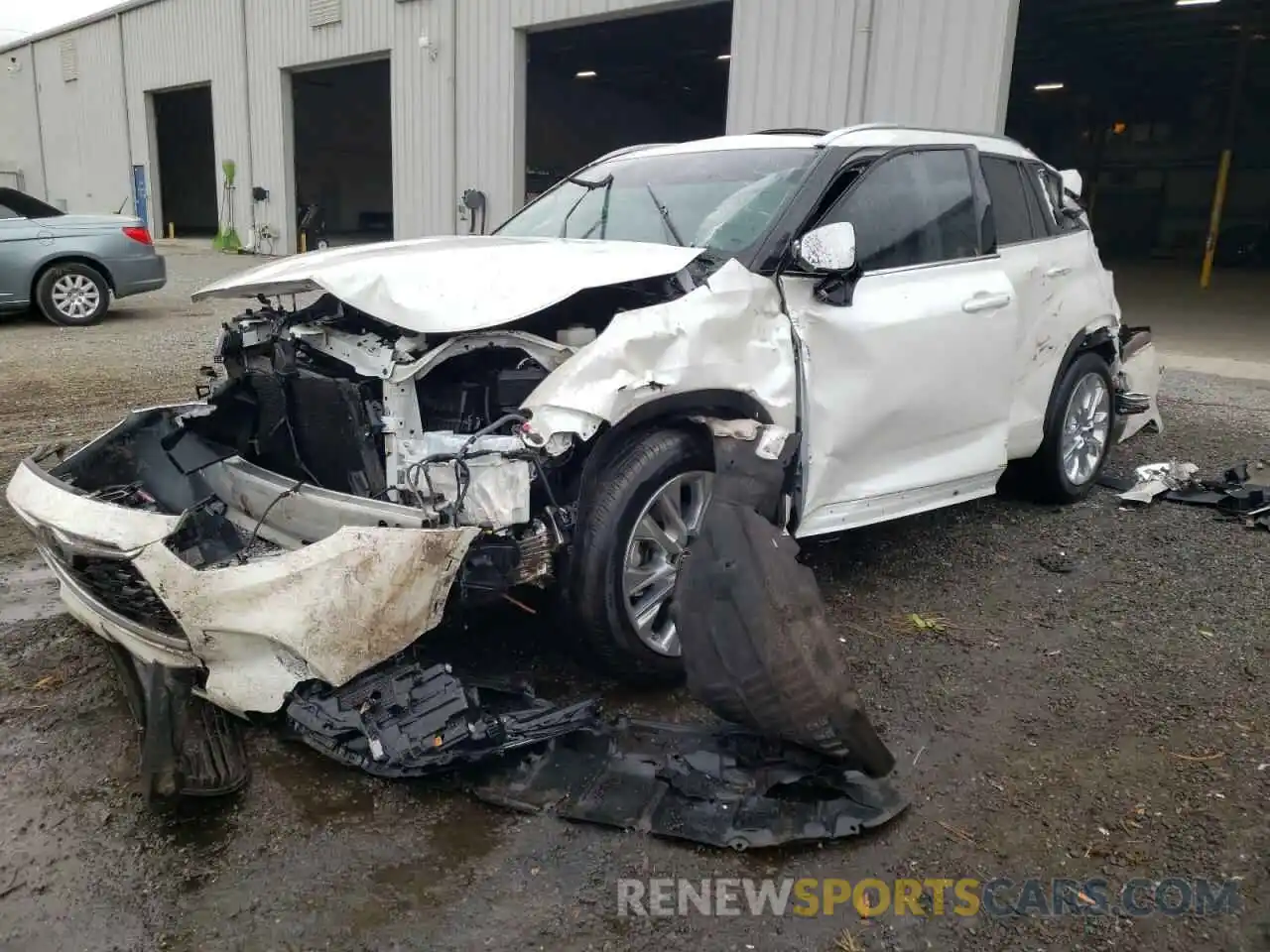 2 Photograph of a damaged car 5TDYZRAH2LS016056 TOYOTA HIGHLANDER 2020