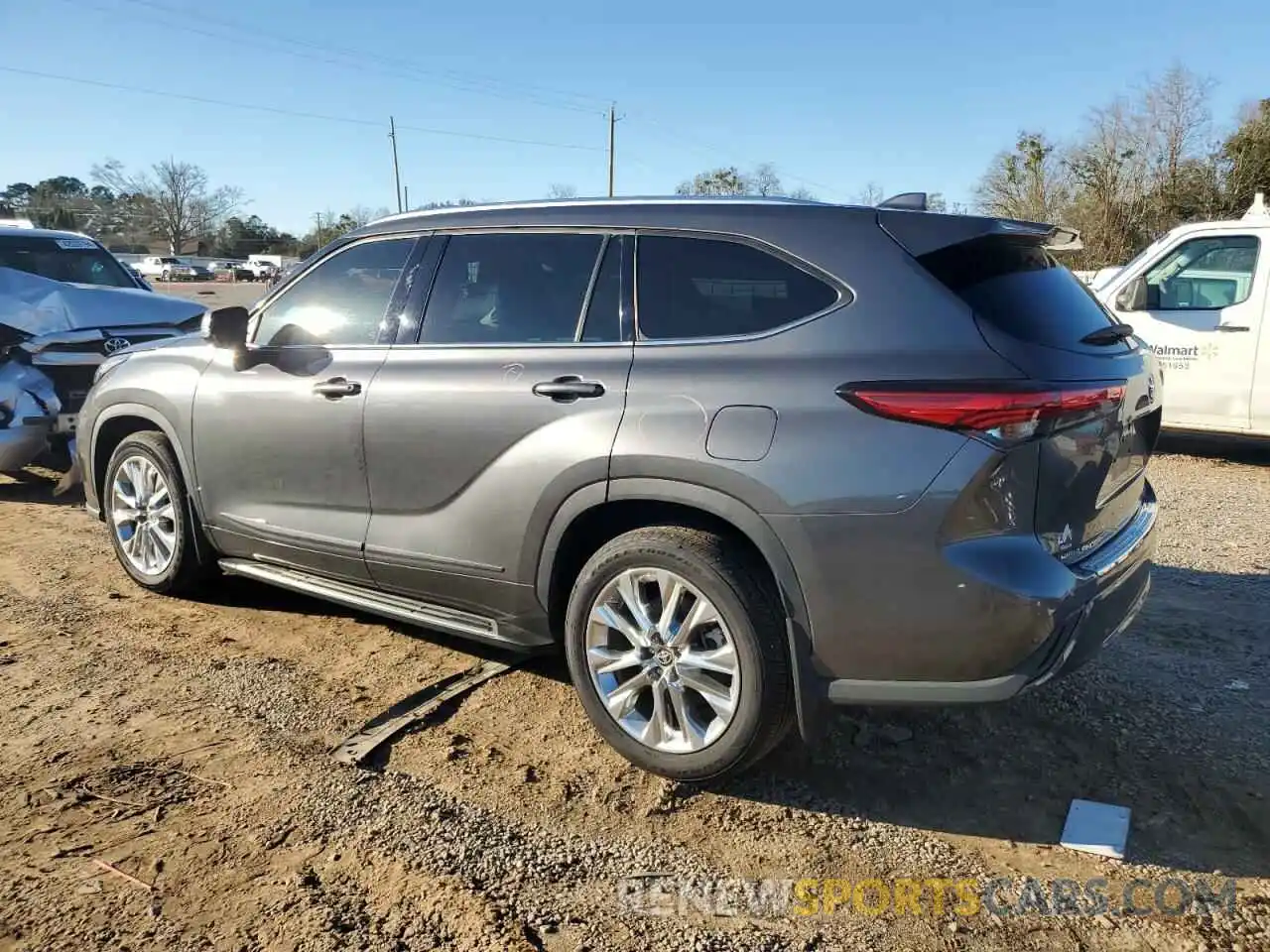 2 Photograph of a damaged car 5TDYZRAH2LS029437 TOYOTA HIGHLANDER 2020