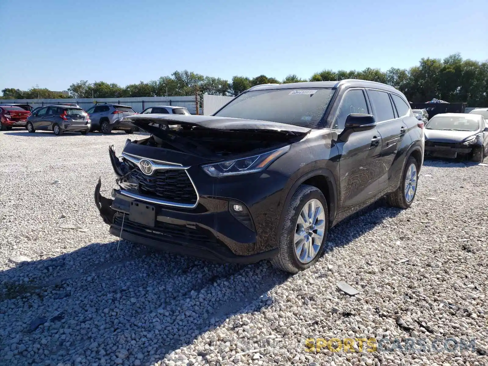 2 Photograph of a damaged car 5TDYZRAH3LS018642 TOYOTA HIGHLANDER 2020