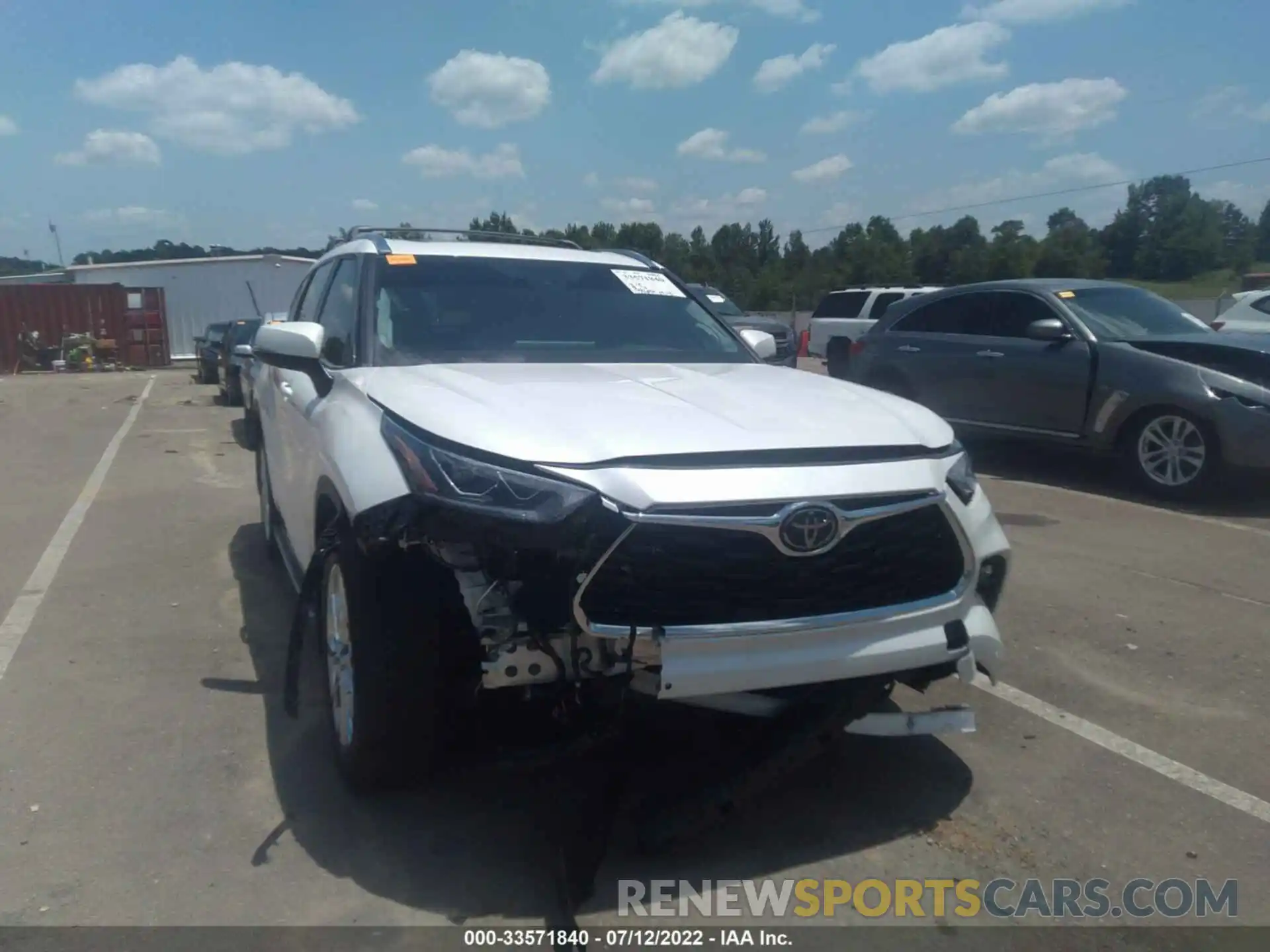 6 Photograph of a damaged car 5TDYZRAH3LS021508 TOYOTA HIGHLANDER 2020