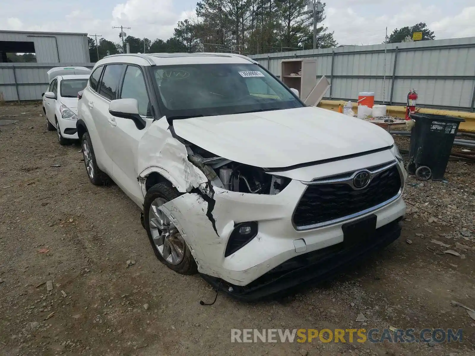 1 Photograph of a damaged car 5TDYZRAH4LS005673 TOYOTA HIGHLANDER 2020