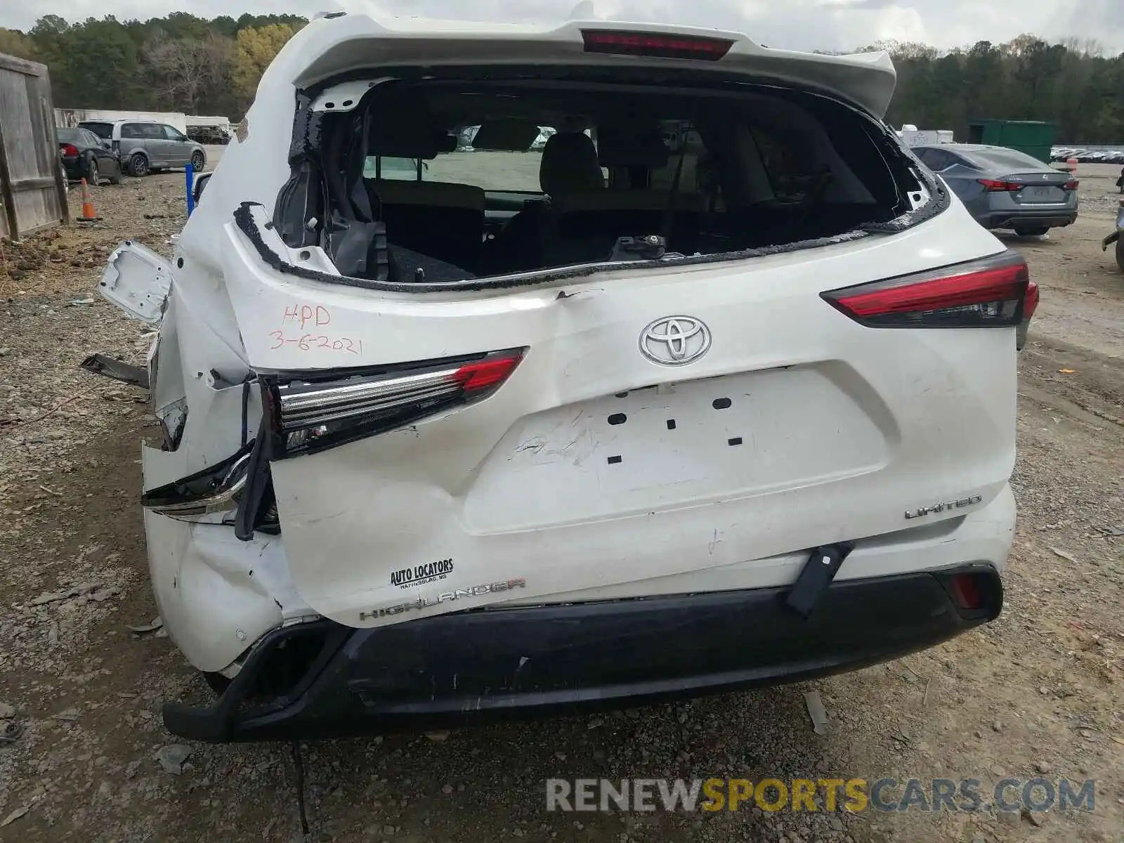 9 Photograph of a damaged car 5TDYZRAH4LS005673 TOYOTA HIGHLANDER 2020