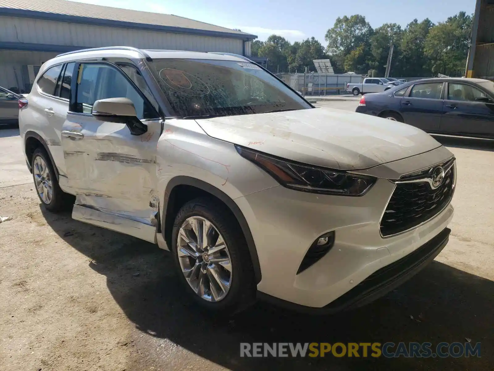 1 Photograph of a damaged car 5TDYZRAH4LS006306 TOYOTA HIGHLANDER 2020