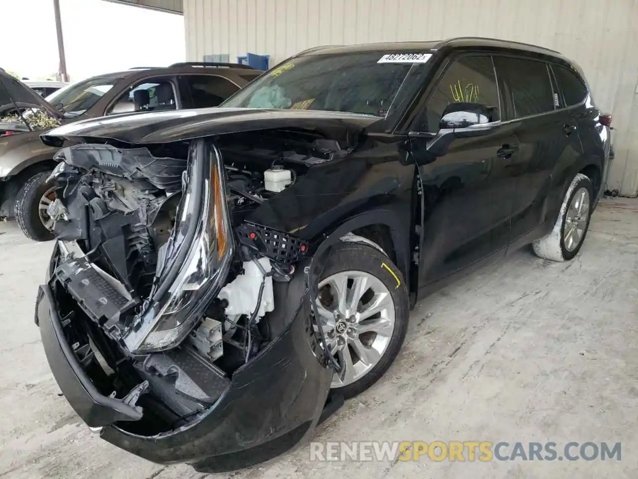 2 Photograph of a damaged car 5TDYZRAH5LS006122 TOYOTA HIGHLANDER 2020