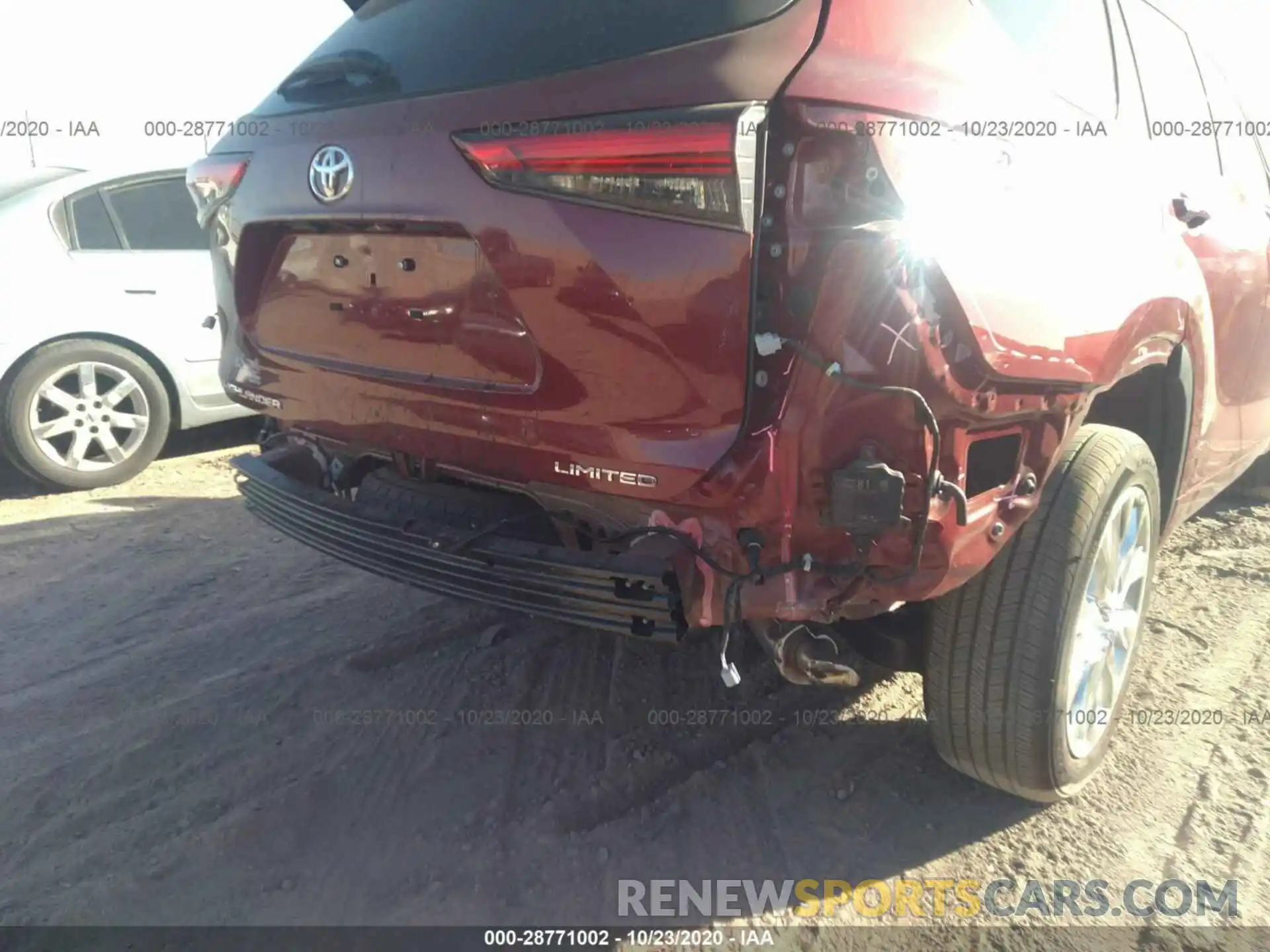6 Фотография поврежденного автомобиля 5TDYZRAH6LS021065 TOYOTA HIGHLANDER 2020