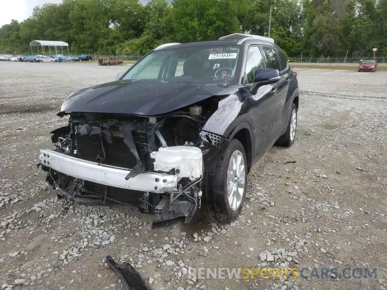 2 Photograph of a damaged car 5TDYZRAH7LS002525 TOYOTA HIGHLANDER 2020