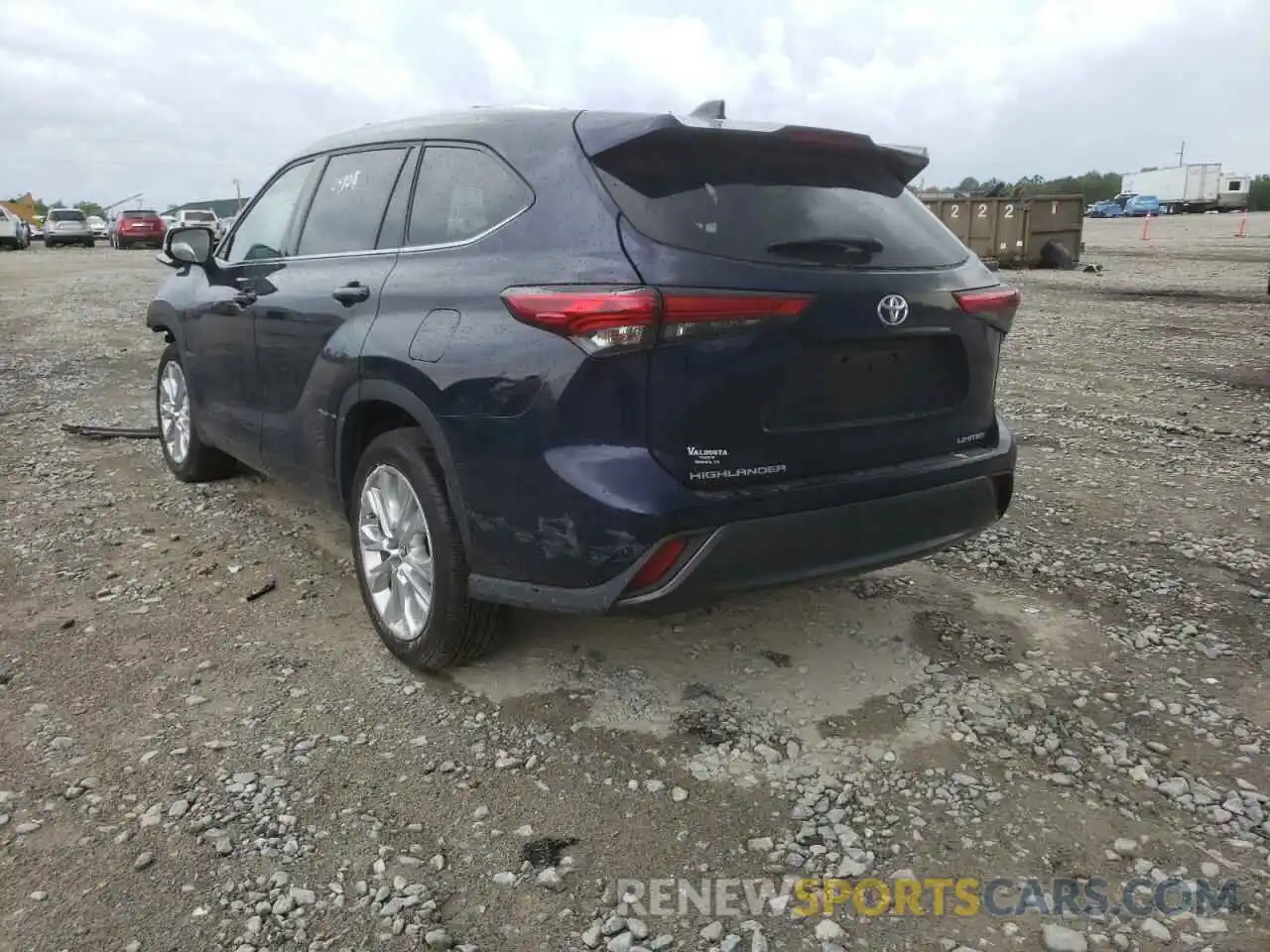 3 Photograph of a damaged car 5TDYZRAH7LS002525 TOYOTA HIGHLANDER 2020