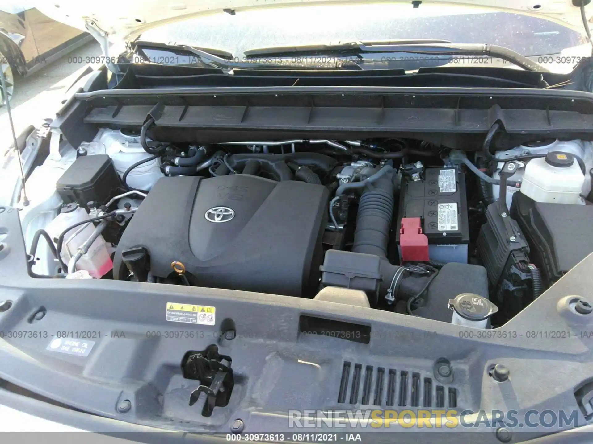 10 Фотография поврежденного автомобиля 5TDYZRAH8LS014067 TOYOTA HIGHLANDER 2020