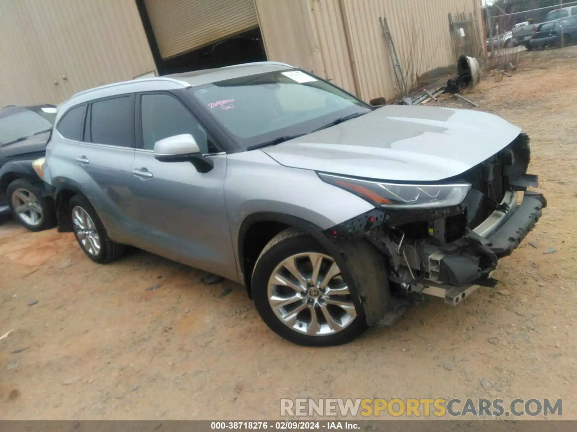 1 Photograph of a damaged car 5TDYZRAH8LS014540 TOYOTA HIGHLANDER 2020