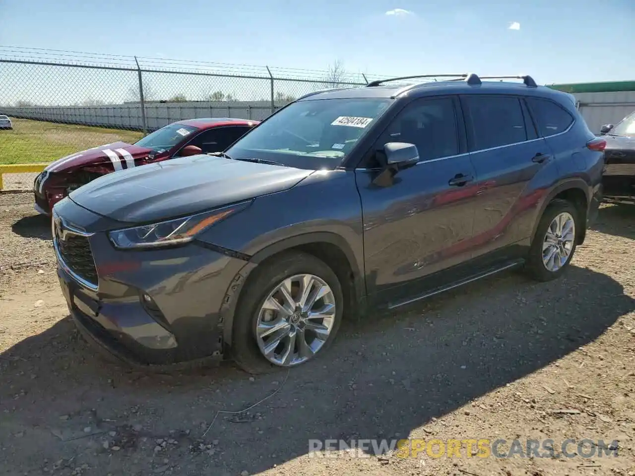 1 Photograph of a damaged car 5TDYZRAH8LS017910 TOYOTA HIGHLANDER 2020