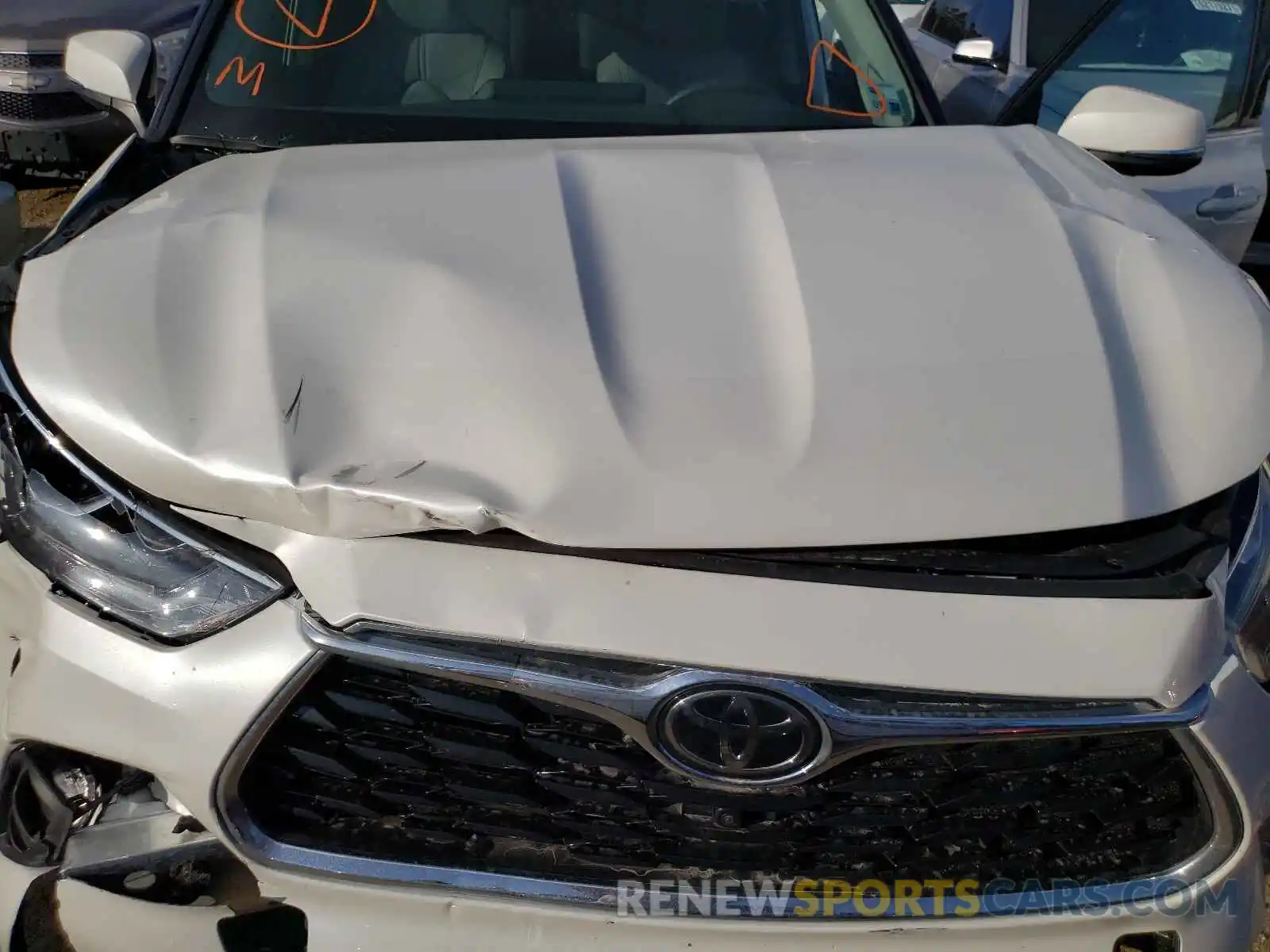 7 Photograph of a damaged car 5TDYZRAH8LS023271 TOYOTA HIGHLANDER 2020