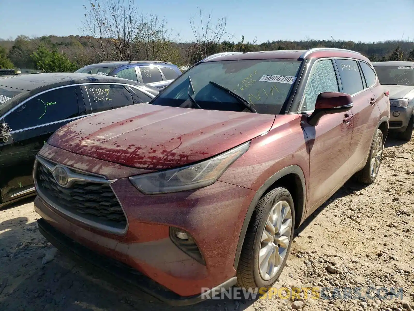 2 Photograph of a damaged car 5TDYZRAHXLS003622 TOYOTA HIGHLANDER 2020