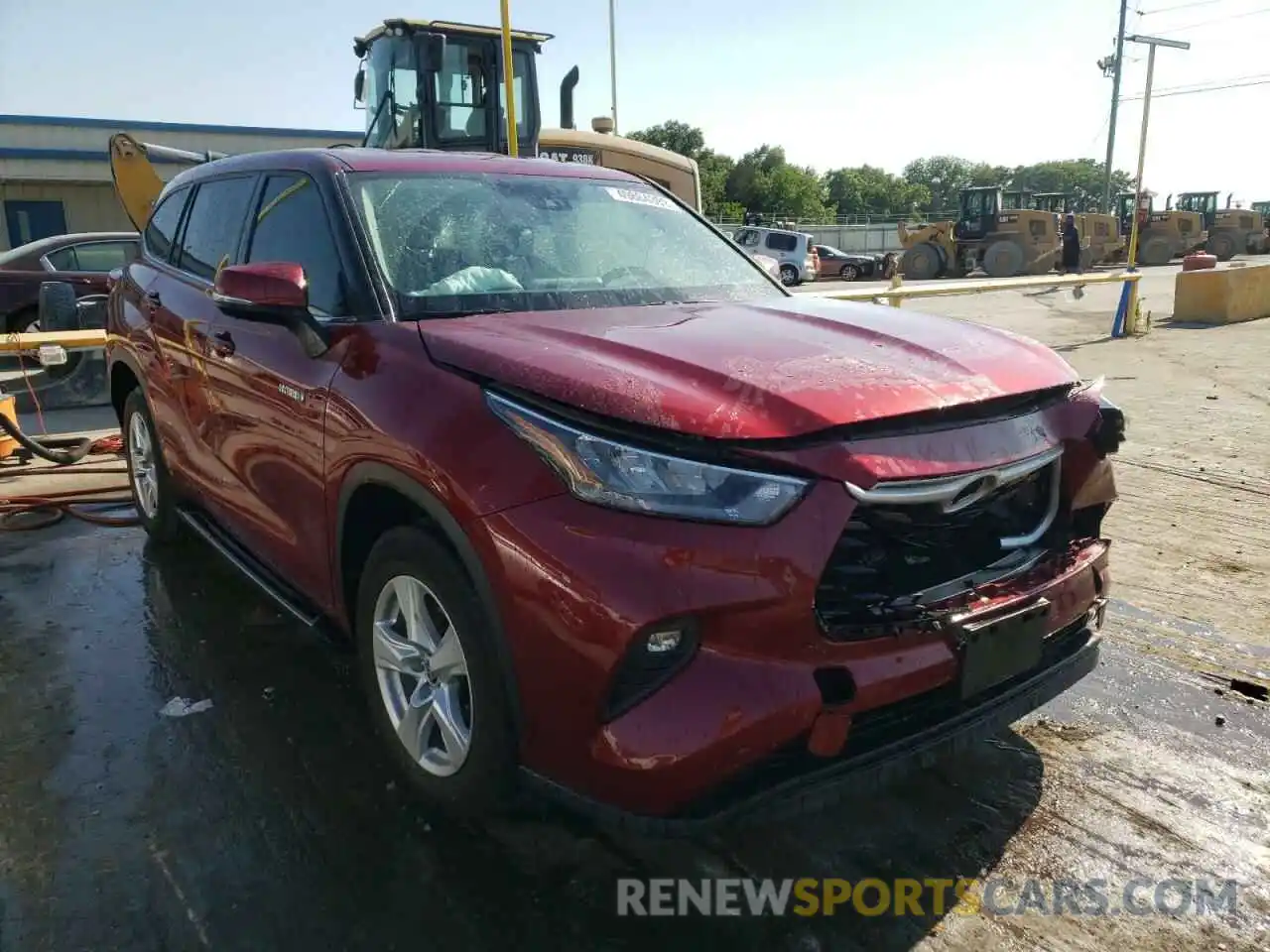 1 Photograph of a damaged car 5TDZARAH1LS502840 TOYOTA HIGHLANDER 2020