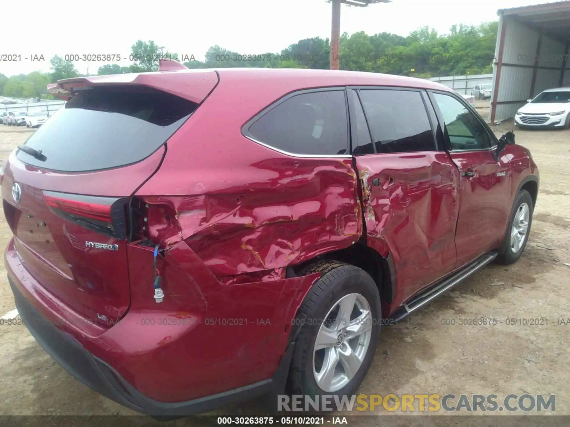 6 Photograph of a damaged car 5TDZARAH4LS500886 TOYOTA HIGHLANDER 2020