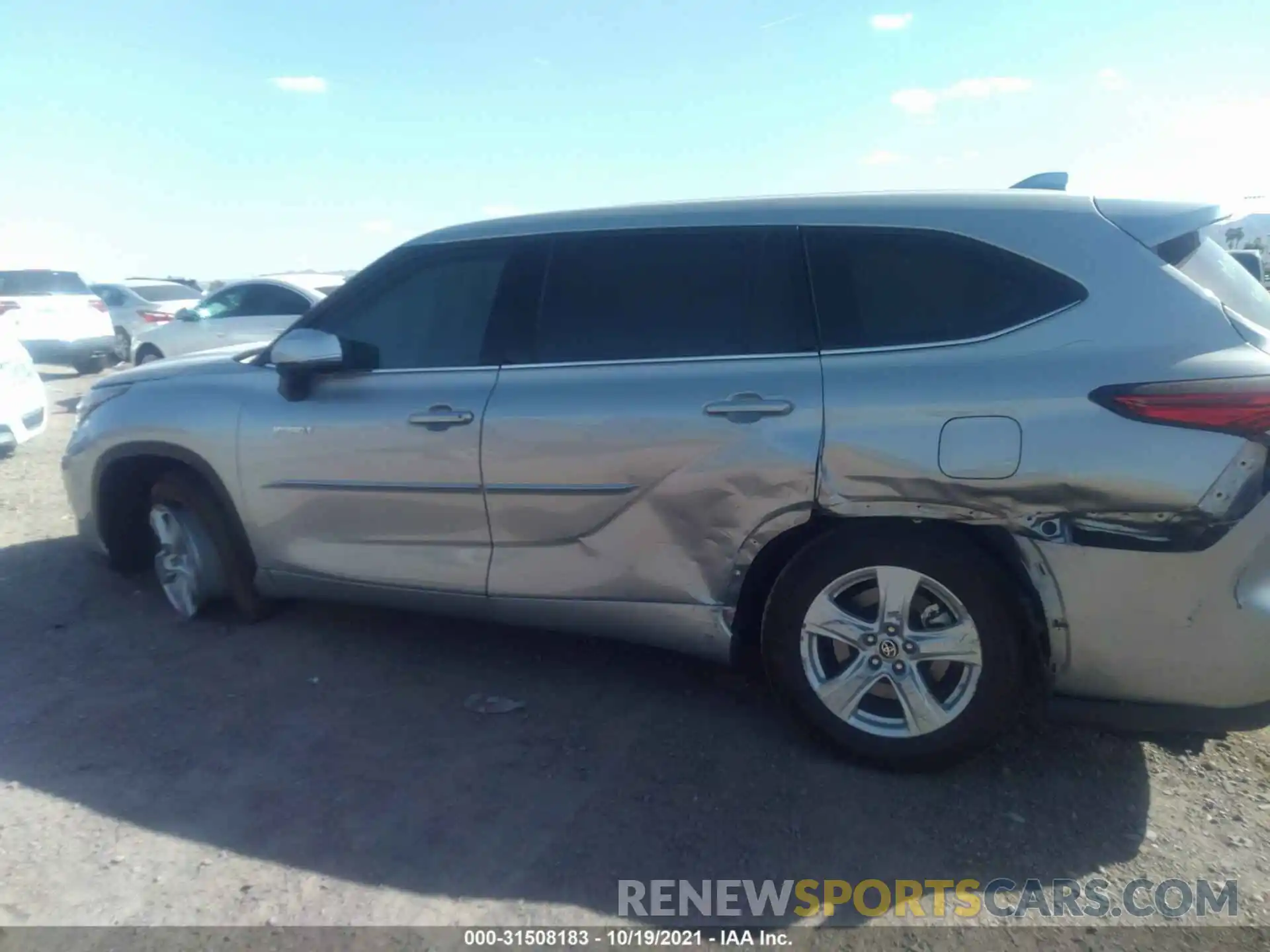 6 Фотография поврежденного автомобиля 5TDZARAH6LS501389 TOYOTA HIGHLANDER 2020