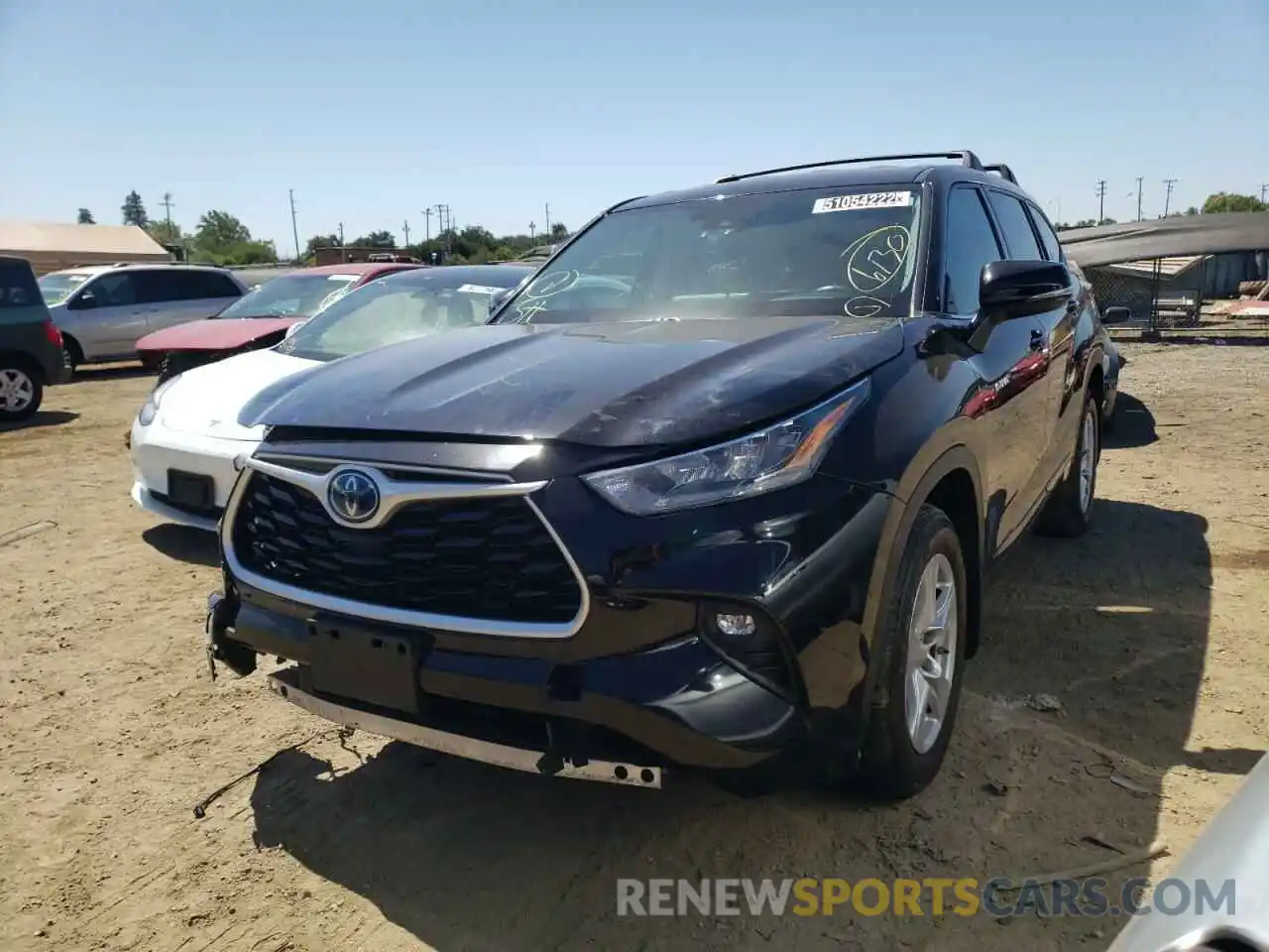 2 Photograph of a damaged car 5TDZARAH8LS001671 TOYOTA HIGHLANDER 2020