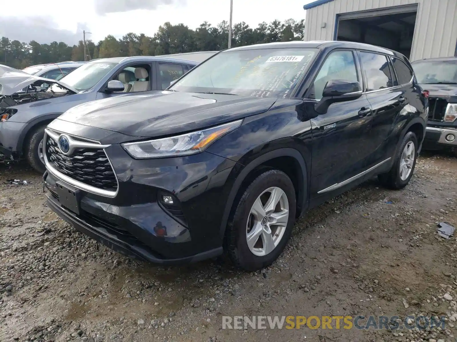 2 Photograph of a damaged car 5TDZARAH9LS500897 TOYOTA HIGHLANDER 2020