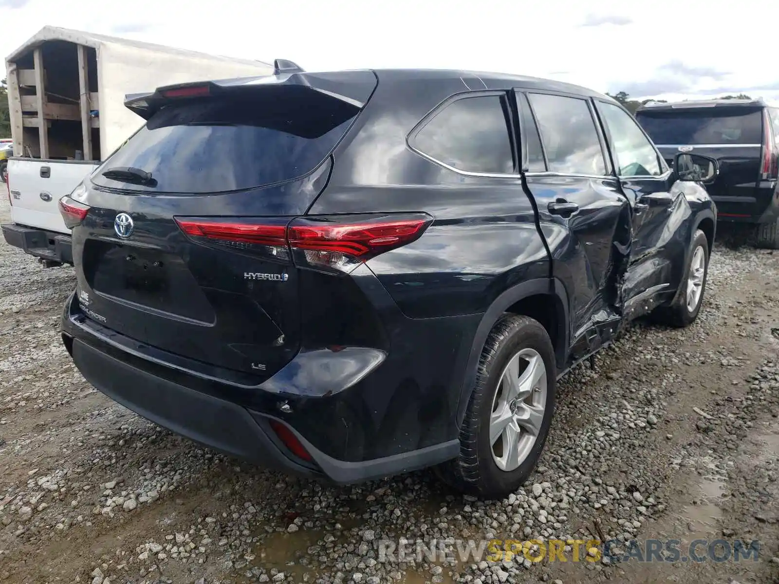 4 Фотография поврежденного автомобиля 5TDZARAH9LS500897 TOYOTA HIGHLANDER 2020