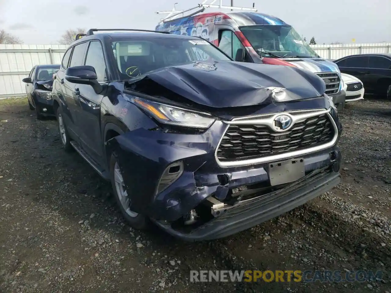 1 Photograph of a damaged car 5TDZARAHXLS500942 TOYOTA HIGHLANDER 2020