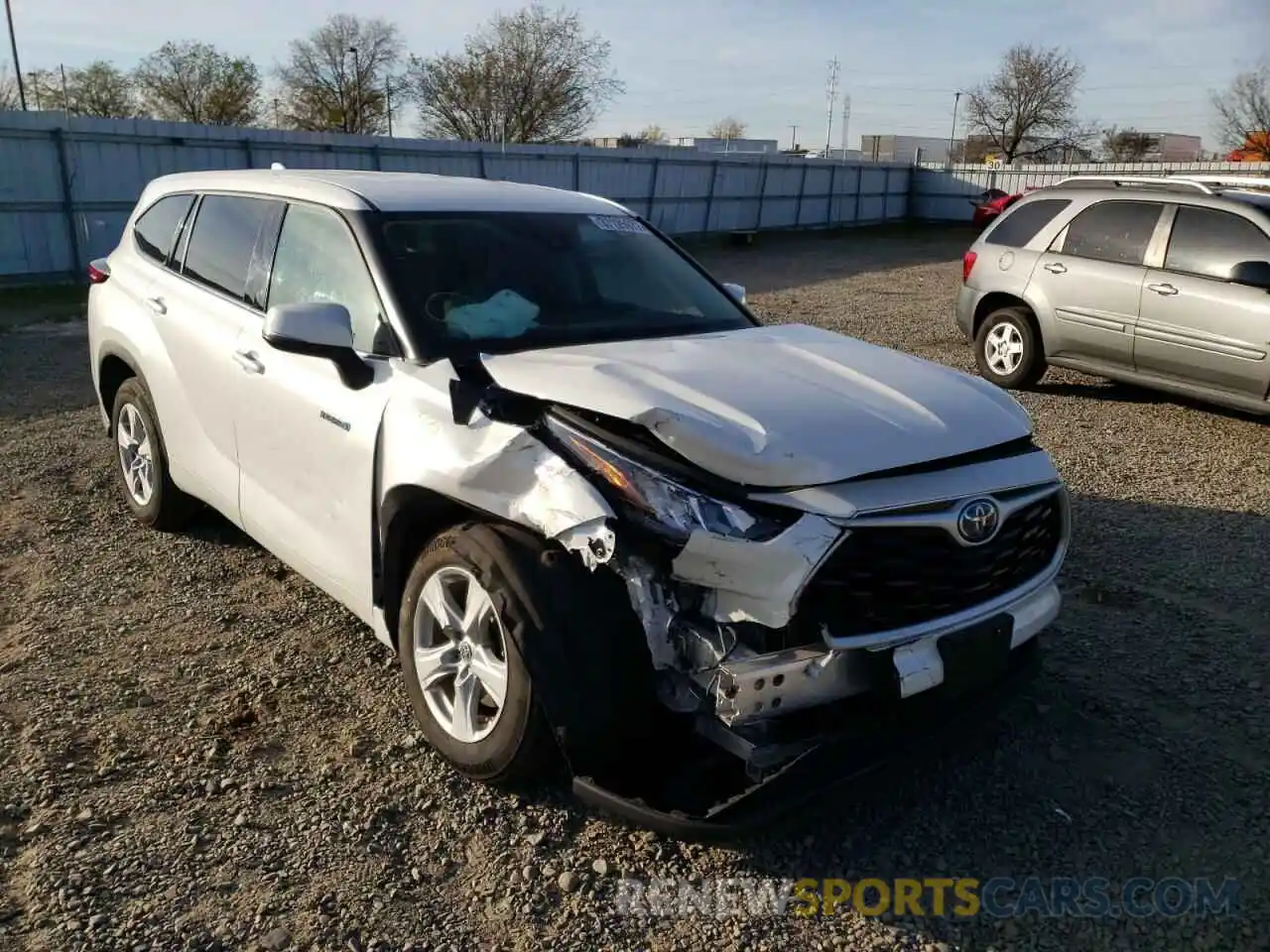 1 Photograph of a damaged car 5TDZARAHXLS501914 TOYOTA HIGHLANDER 2020